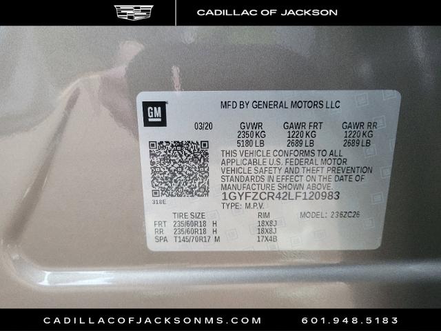 2020 Cadillac XT4 Vehicle Photo in RIDGELAND, MS 39157-4406