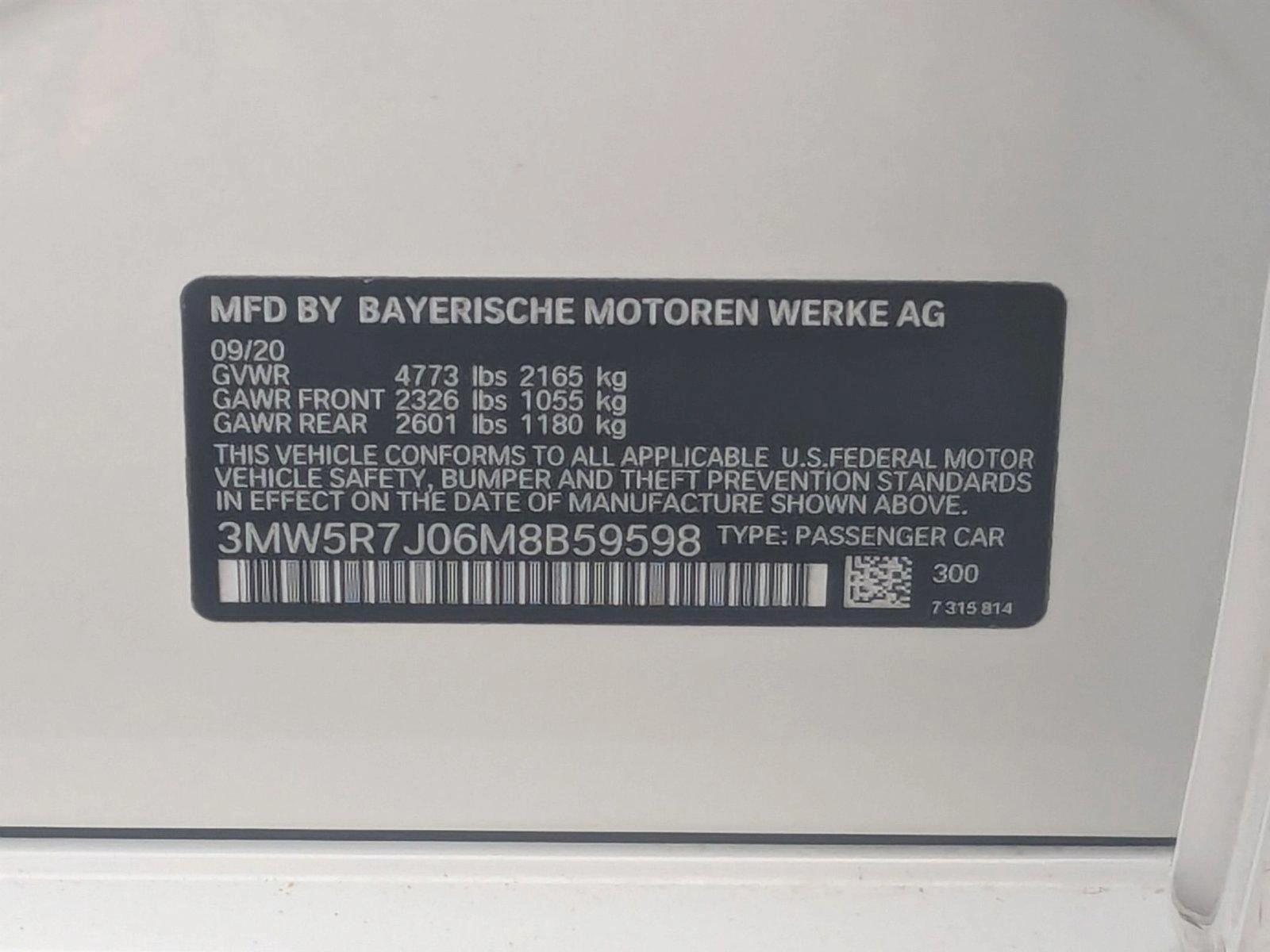 2021 BMW 330i xDrive Vehicle Photo in Cockeysville, MD 21030-2508