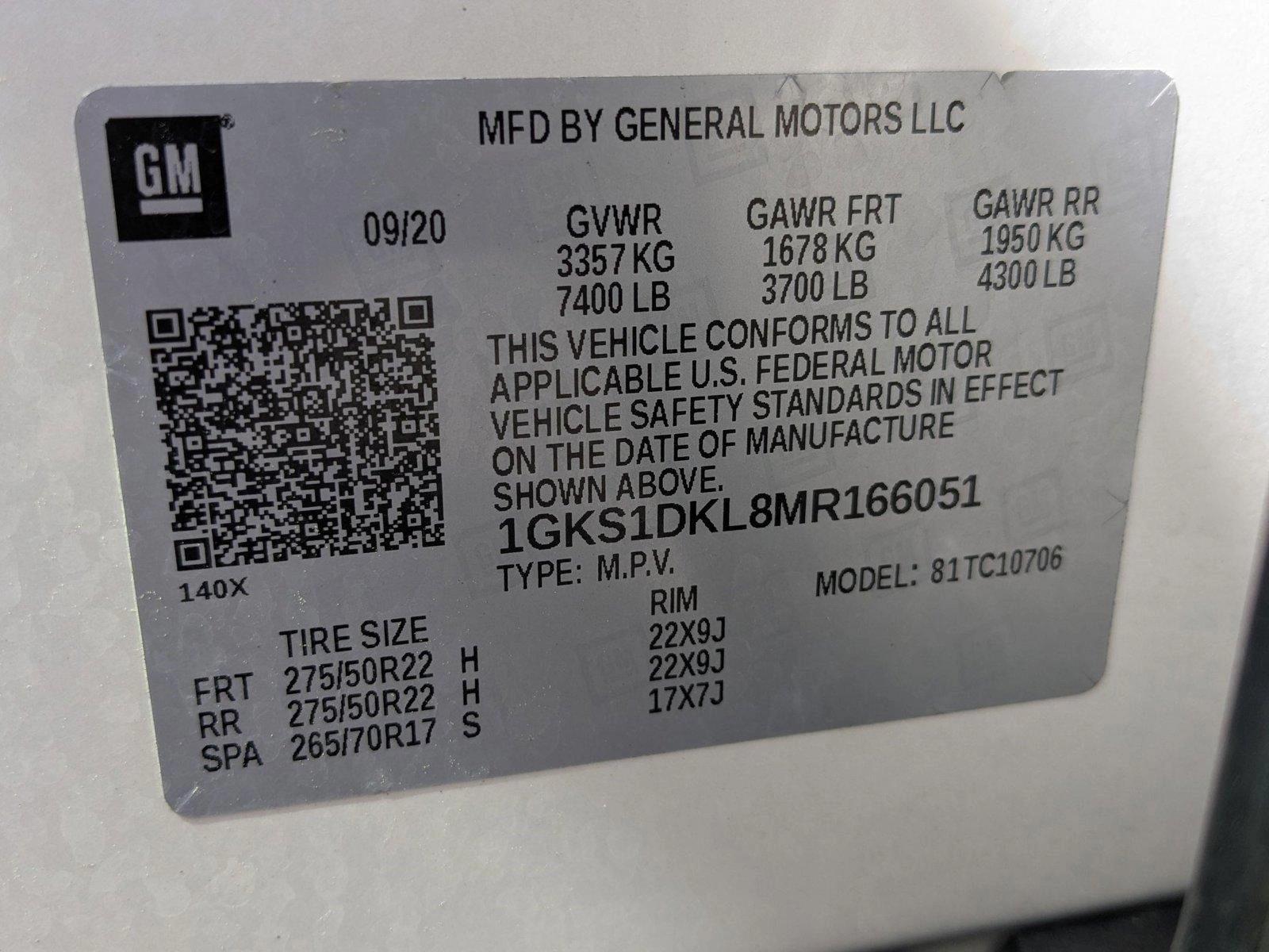 2021 GMC Yukon Vehicle Photo in Panama City, FL 32401