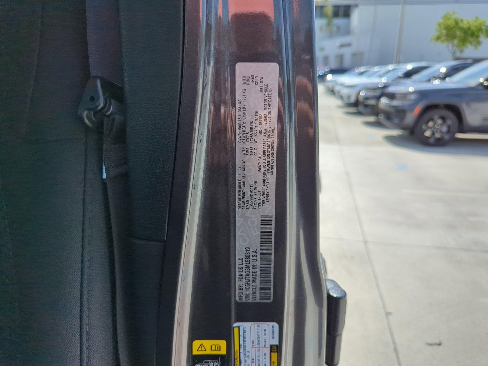 2021 Jeep Gladiator Vehicle Photo in Pembroke Pines, FL 33027