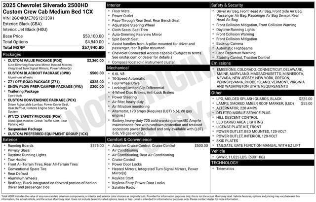 2025 Chevrolet Silverado 2500 HD Vehicle Photo in BROCKTON, MA 02301-7113
