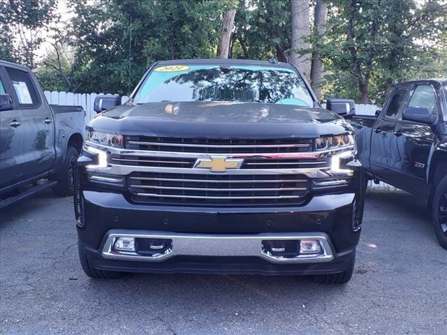 Certified 2021 Chevrolet Silverado 1500 High Country with VIN 3GCUYHELXMG430938 for sale in Taylor, MI