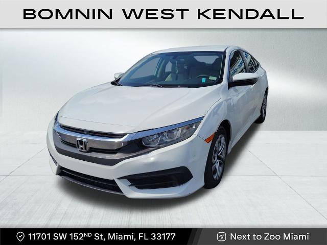 Used 2018 Honda Civic LX with VIN 19XFC2F58JE025690 for sale in Miami, FL