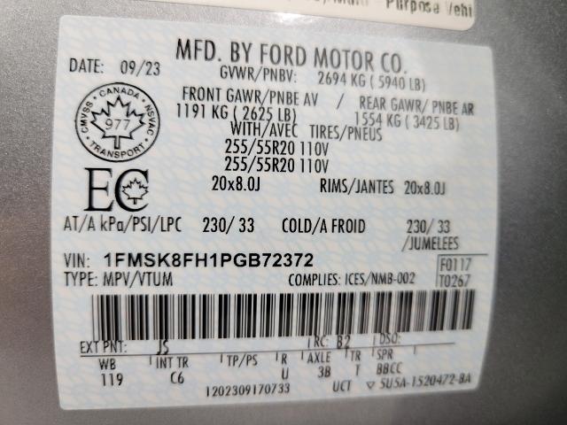2023 Ford Explorer Vehicle Photo in Oshkosh, WI 54901