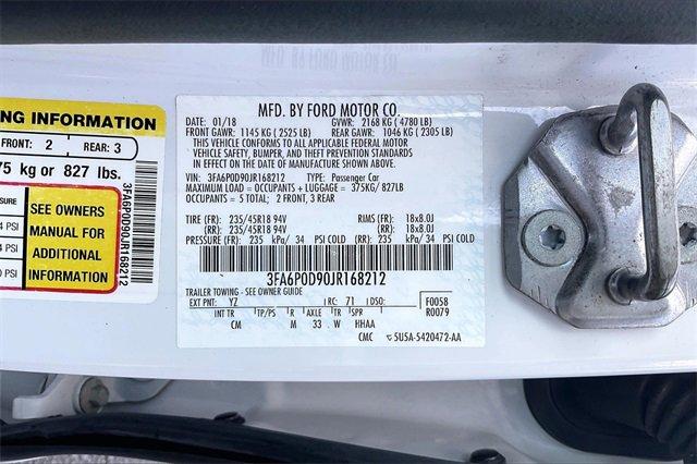 2018 Ford Fusion Vehicle Photo in INDEPENDENCE, MO 64055-1314