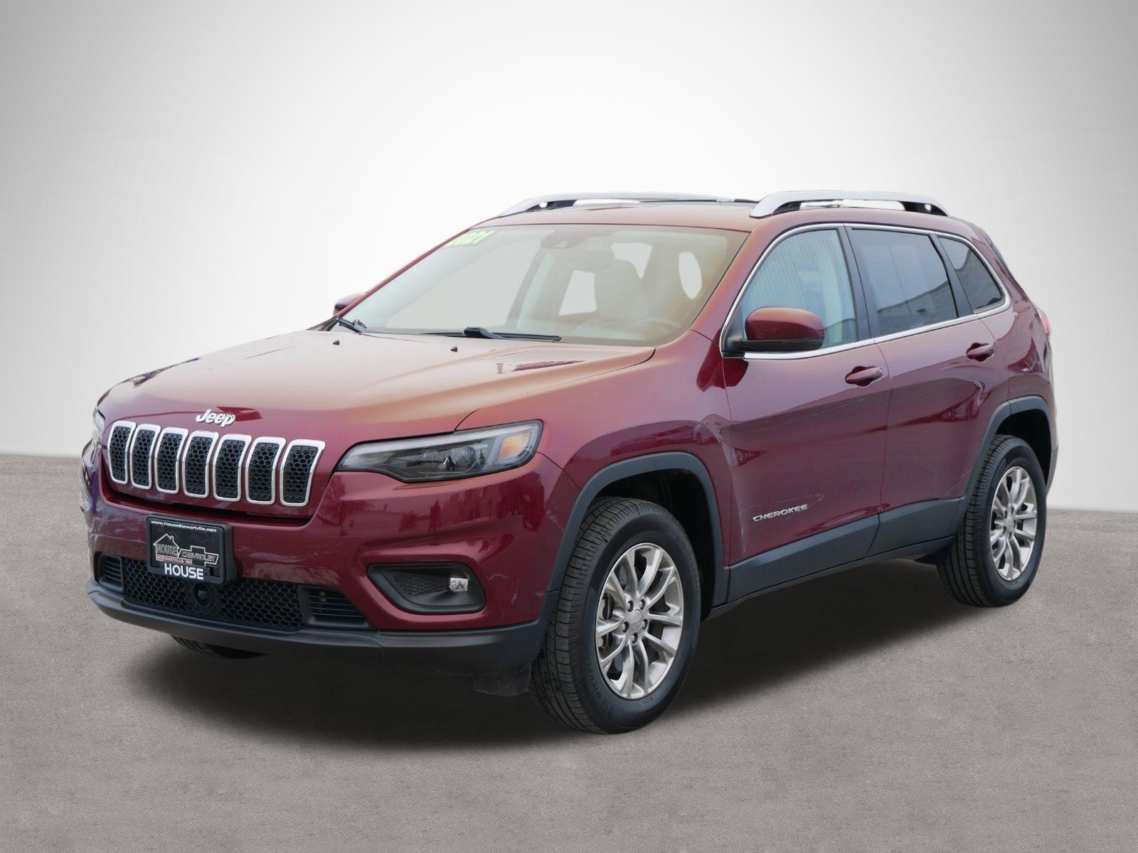 Used 2021 Jeep Cherokee Latitude Lux with VIN 1C4PJMMX0MD165183 for sale in Owatonna, Minnesota