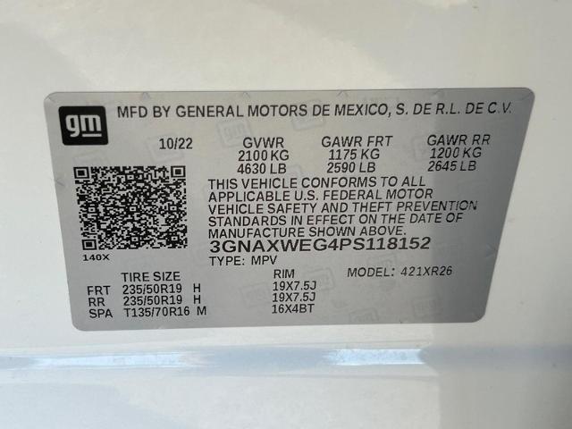 2023 Chevrolet Equinox Vehicle Photo in MADISON, WI 53713-3220