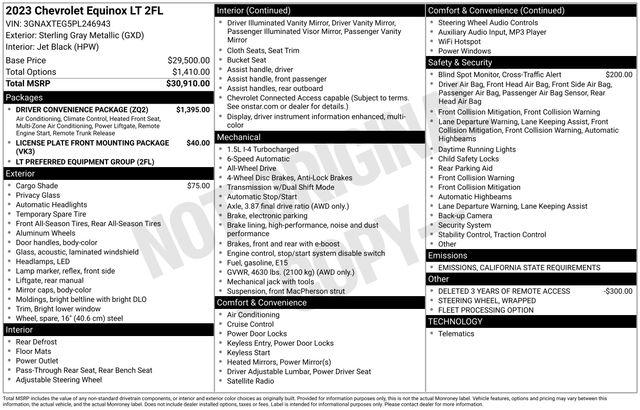 2023 Chevrolet Equinox Vehicle Photo in DANBURY, CT 06810-5034