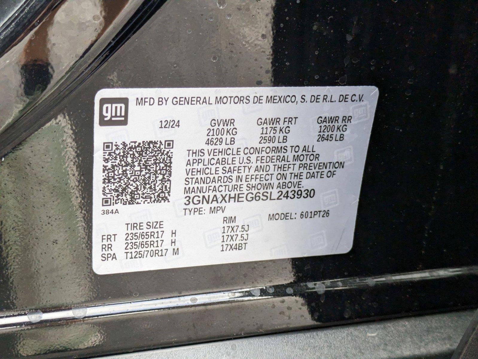 2025 Chevrolet Equinox Vehicle Photo in ORLANDO, FL 32812-3021