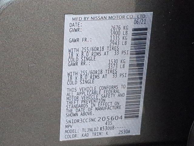 2022 Nissan Pathfinder Vehicle Photo in WATERTOWN, CT 06795-3318
