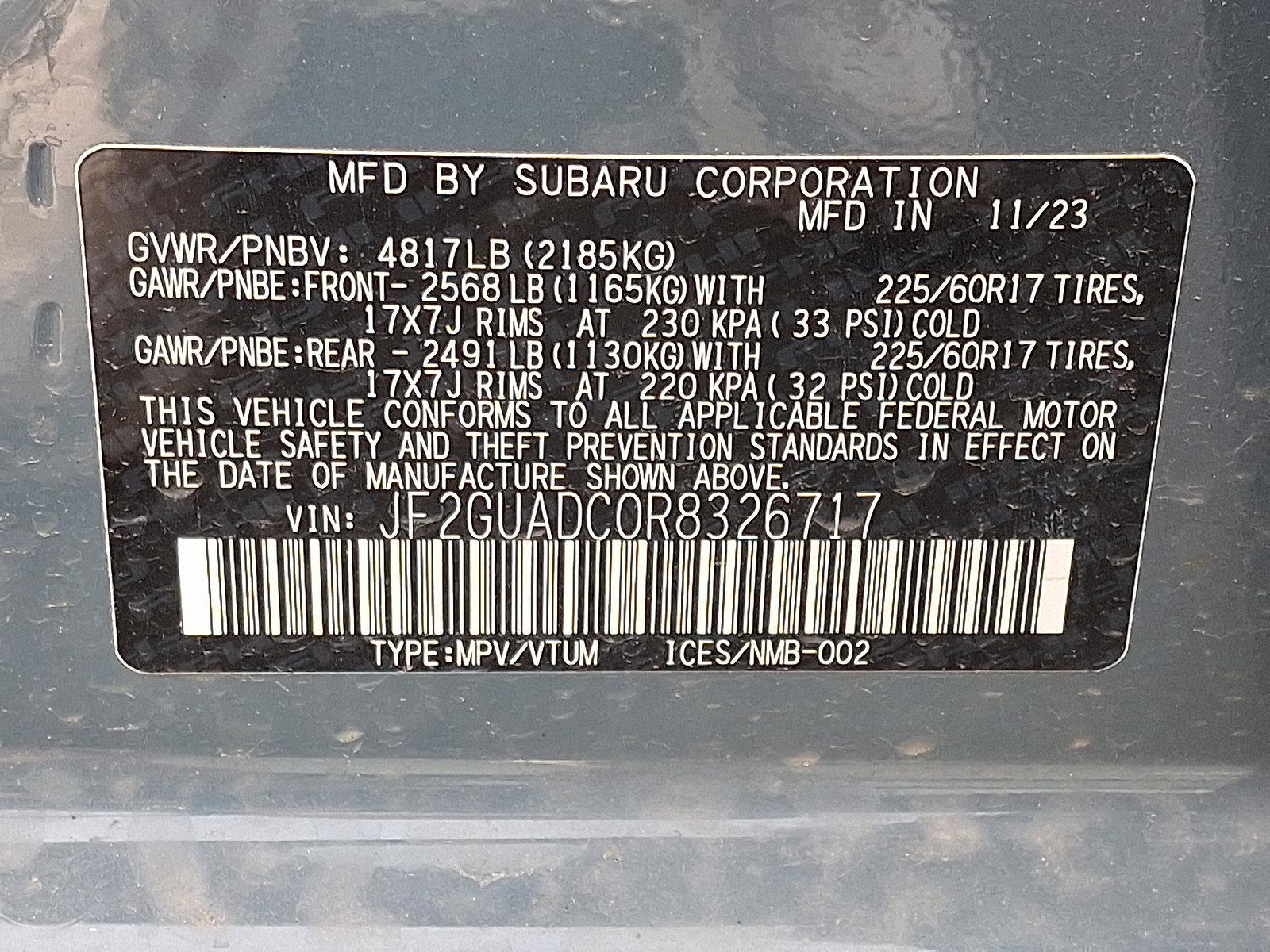 2024 Subaru Crosstrek Vehicle Photo in Easton, PA 18045