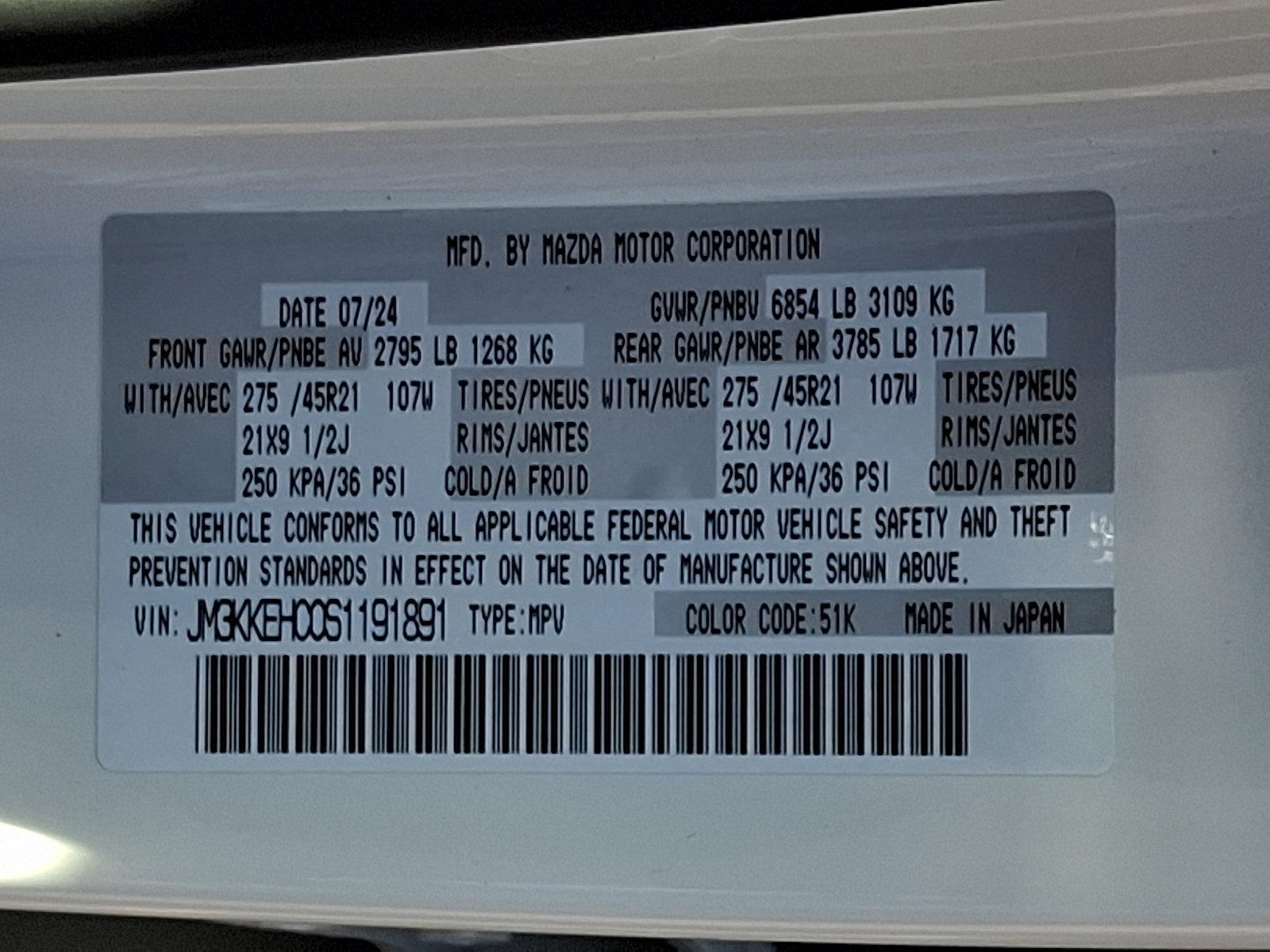 2025 Mazda CX-90 Vehicle Photo in Trevose, PA 19053