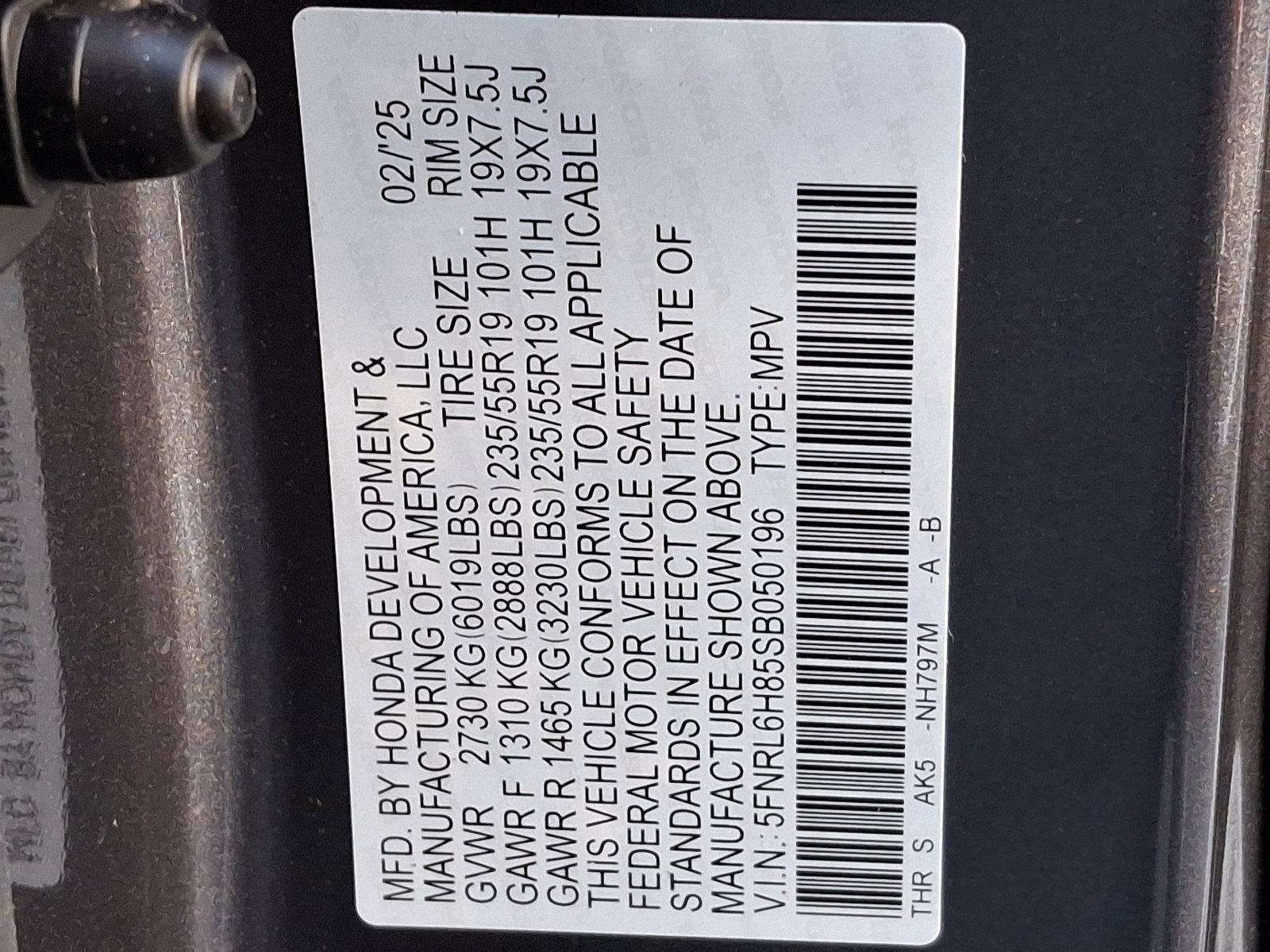 2025 Honda Odyssey Vehicle Photo in Harrisburg, PA 17111
