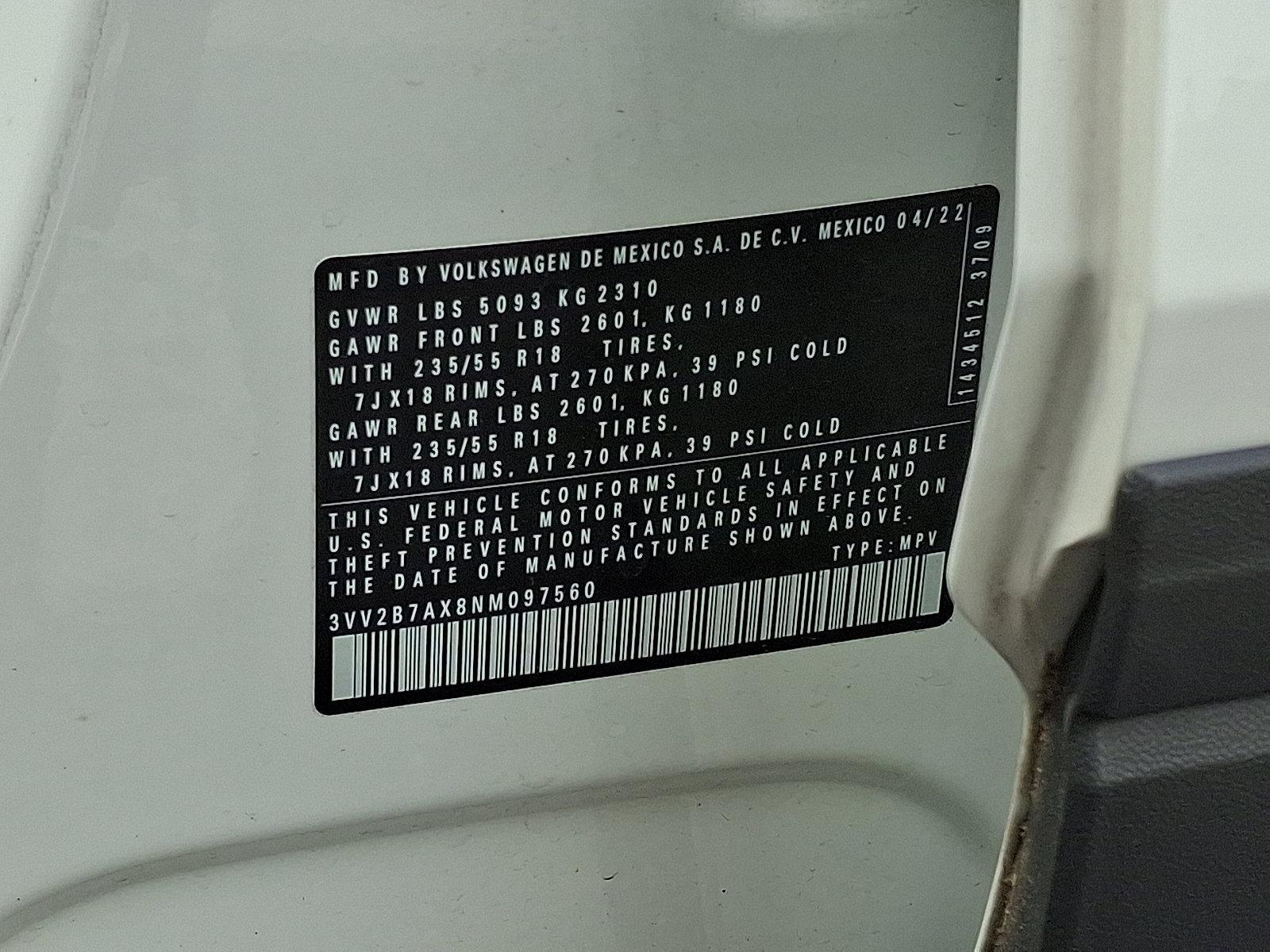 2022 Volkswagen Tiguan Vehicle Photo in Mechanicsburg, PA 17050-2306