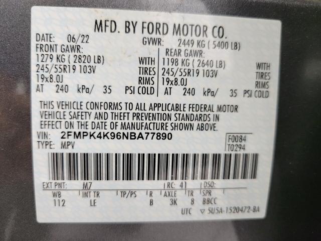 2022 Ford Edge Vehicle Photo in Neenah, WI 54956