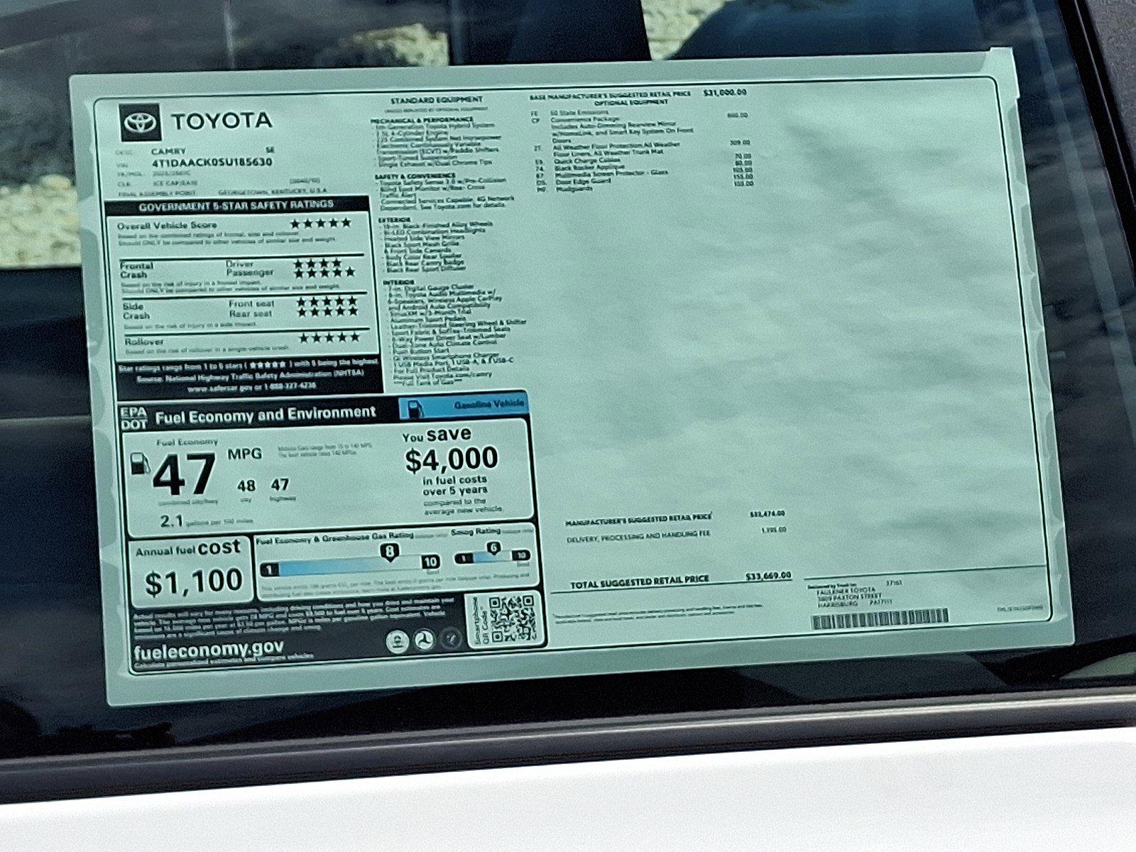 2025 Toyota Camry Vehicle Photo in Harrisburg, PA 17111