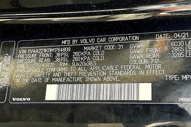 2021 Volvo XC90 Vehicle Photo in Houston, TX 77007
