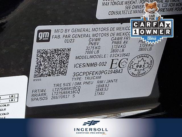 2023 Chevrolet Silverado 1500 Vehicle Photo in WATERTOWN, CT 06795-3318