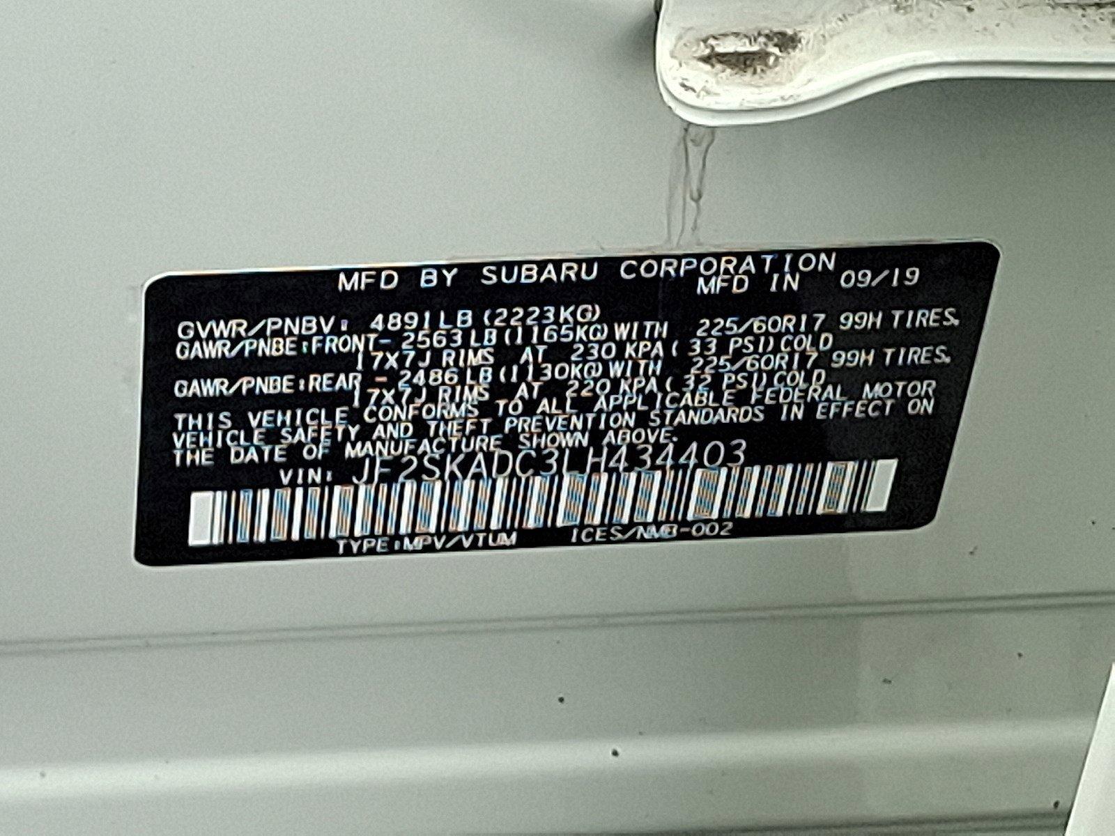 2020 Subaru Forester Vehicle Photo in Harrisburg, PA 17111