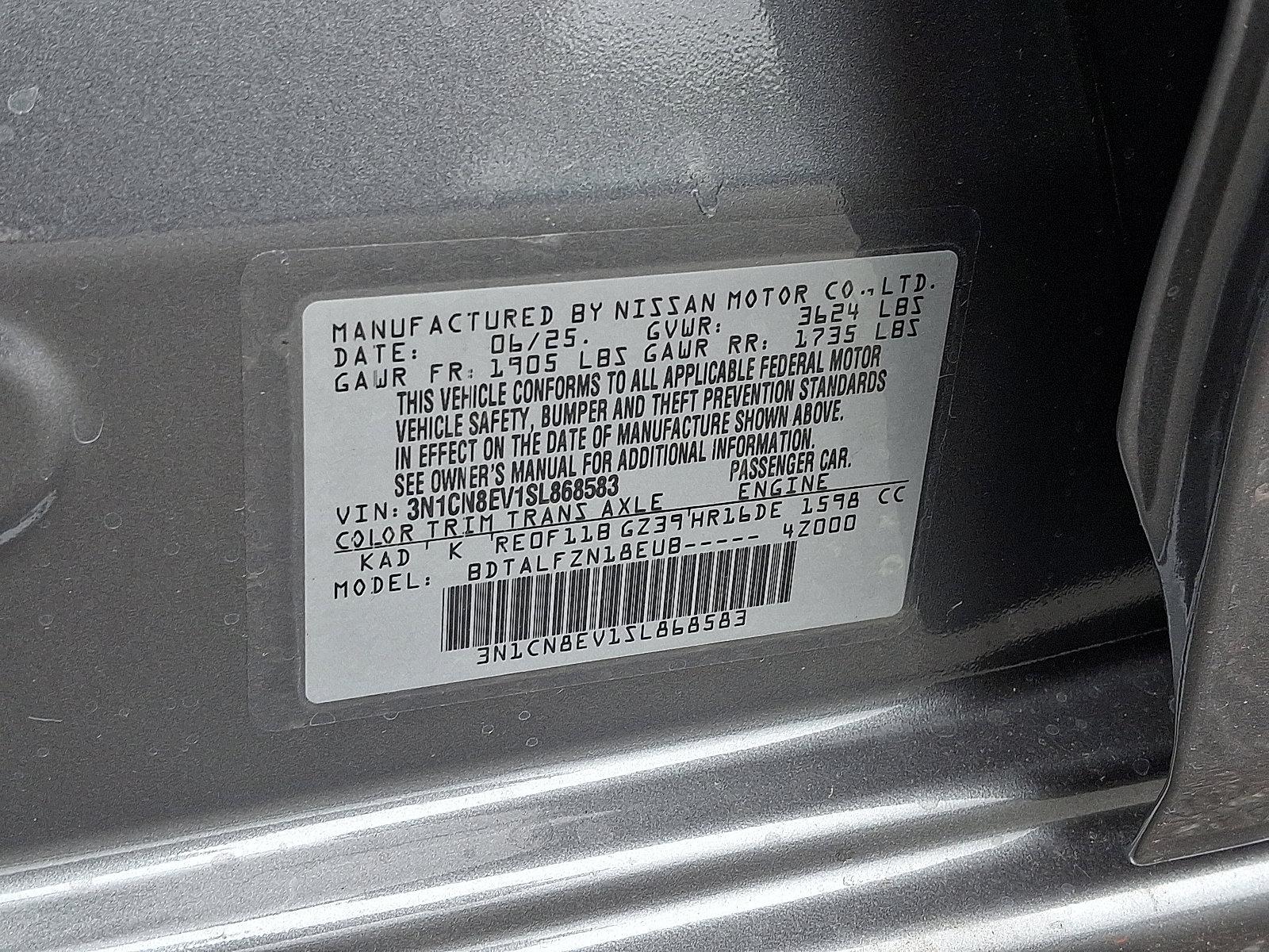 2025 Nissan Versa Vehicle Photo in Mechanicsburg, PA 17050-2306