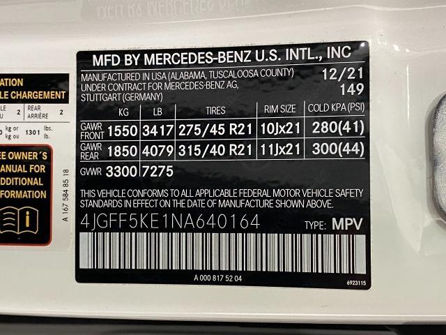 2022 Mercedes-Benz GLS Vehicle Photo in Appleton, WI 54913