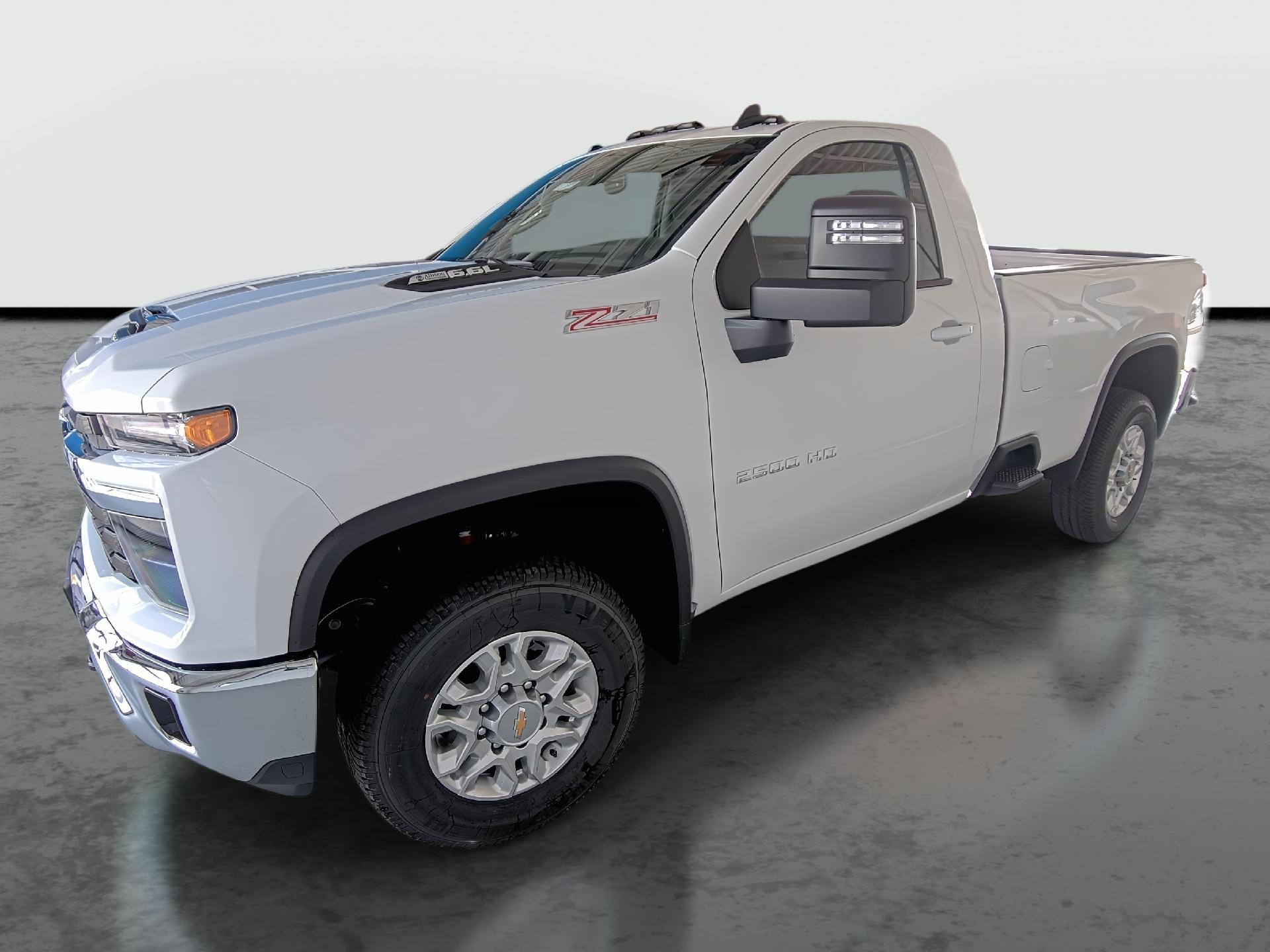 New White 2025 Chevrolet Silverado 2500 HD Regular Cab Long Box 4Wheel Drive LT 1GC3KNE71SF101221