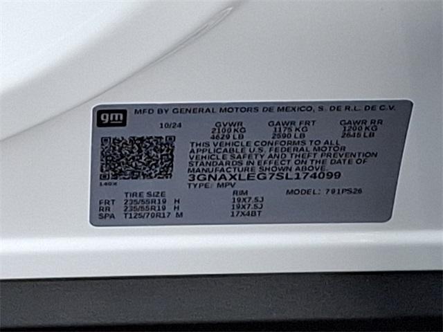 2025 Chevrolet Equinox Vehicle Photo in BERLIN, MD 21811-1121