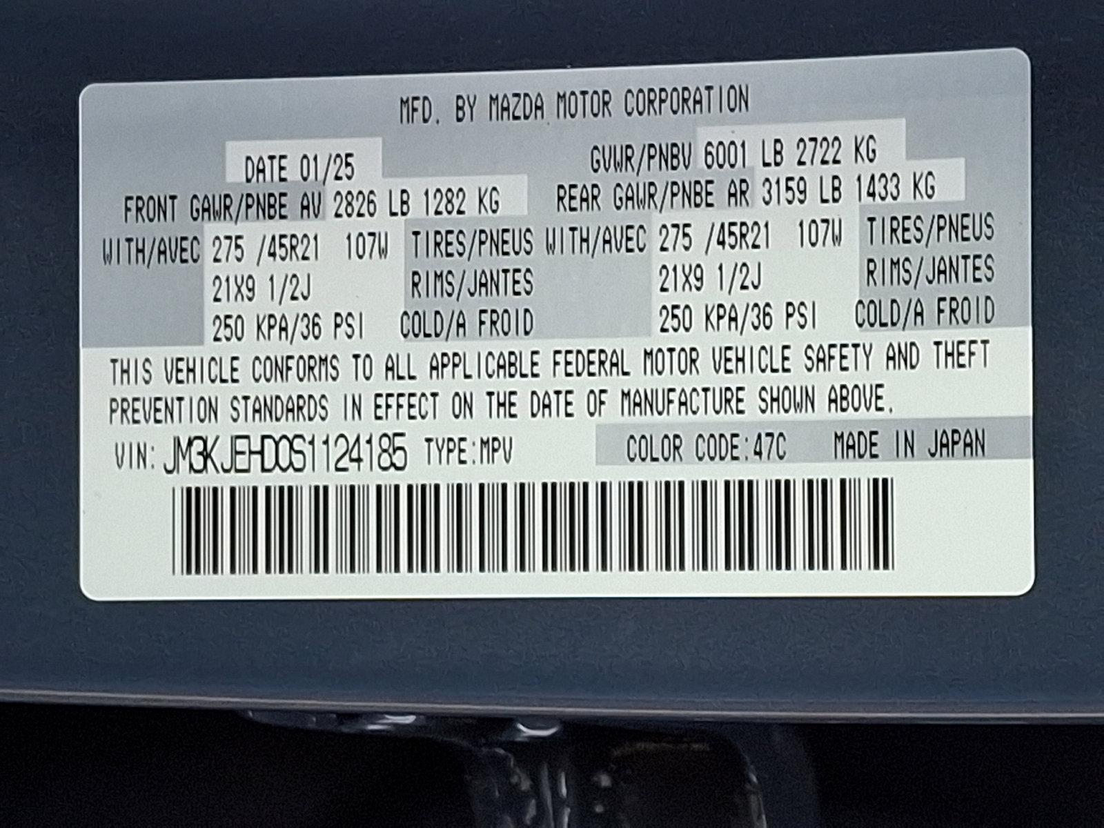2025 Mazda CX-70 Vehicle Photo in Trevose, PA 19053