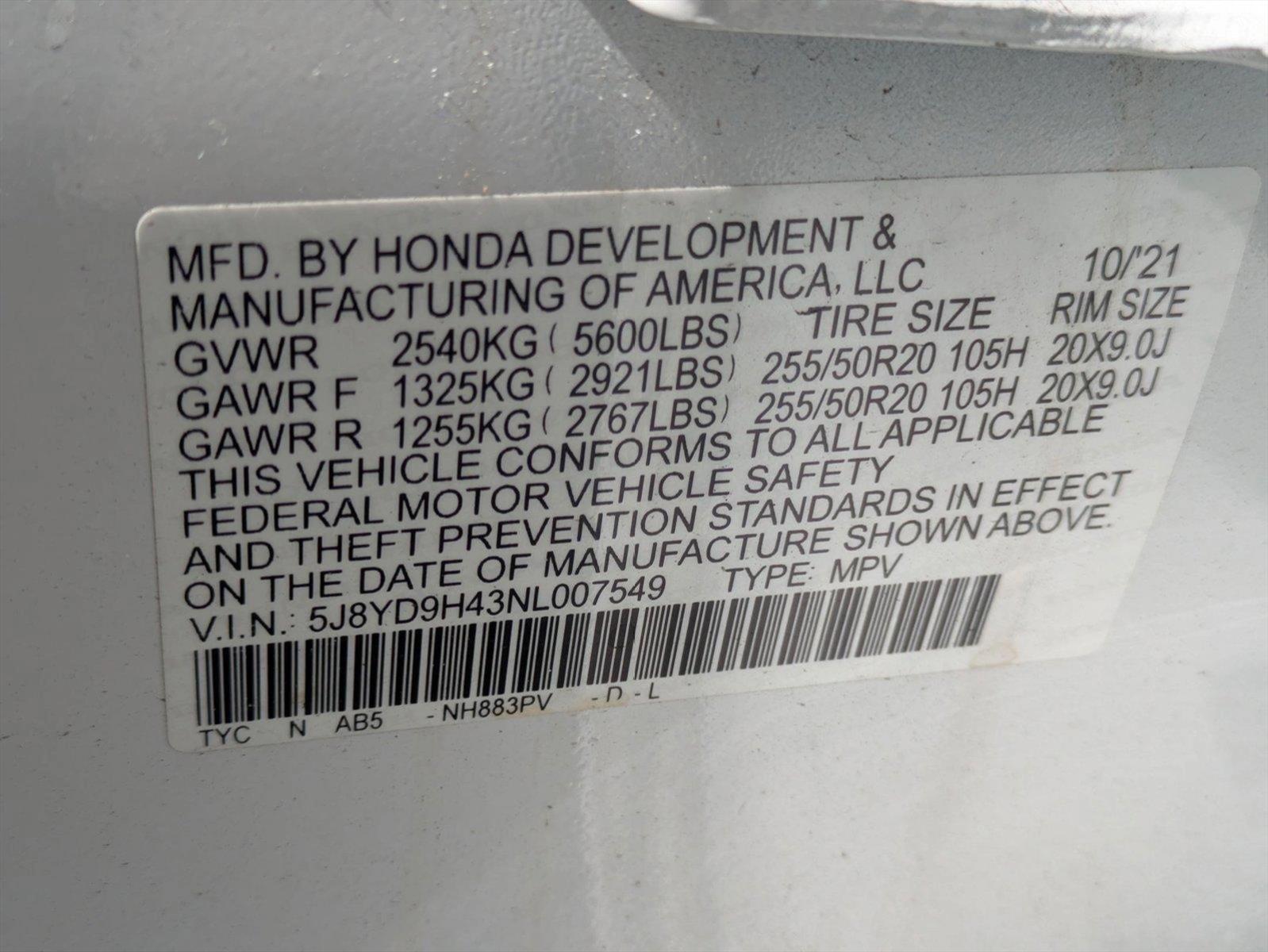 2022 Acura MDX Vehicle Photo in GREENACRES, FL 33463-3207