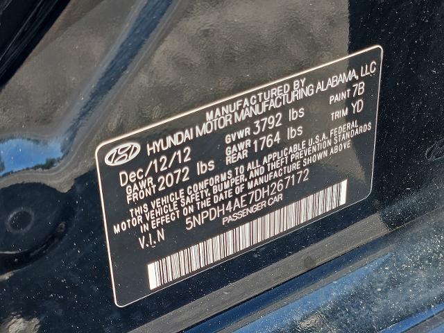 2013 Hyundai ELANTRA Vehicle Photo in TREVOSE, PA 19053-4984