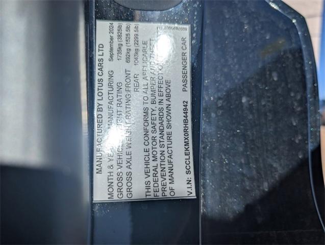 2024 Lotus Emira Vehicle Photo in ENGLEWOOD, CO 80113-6708