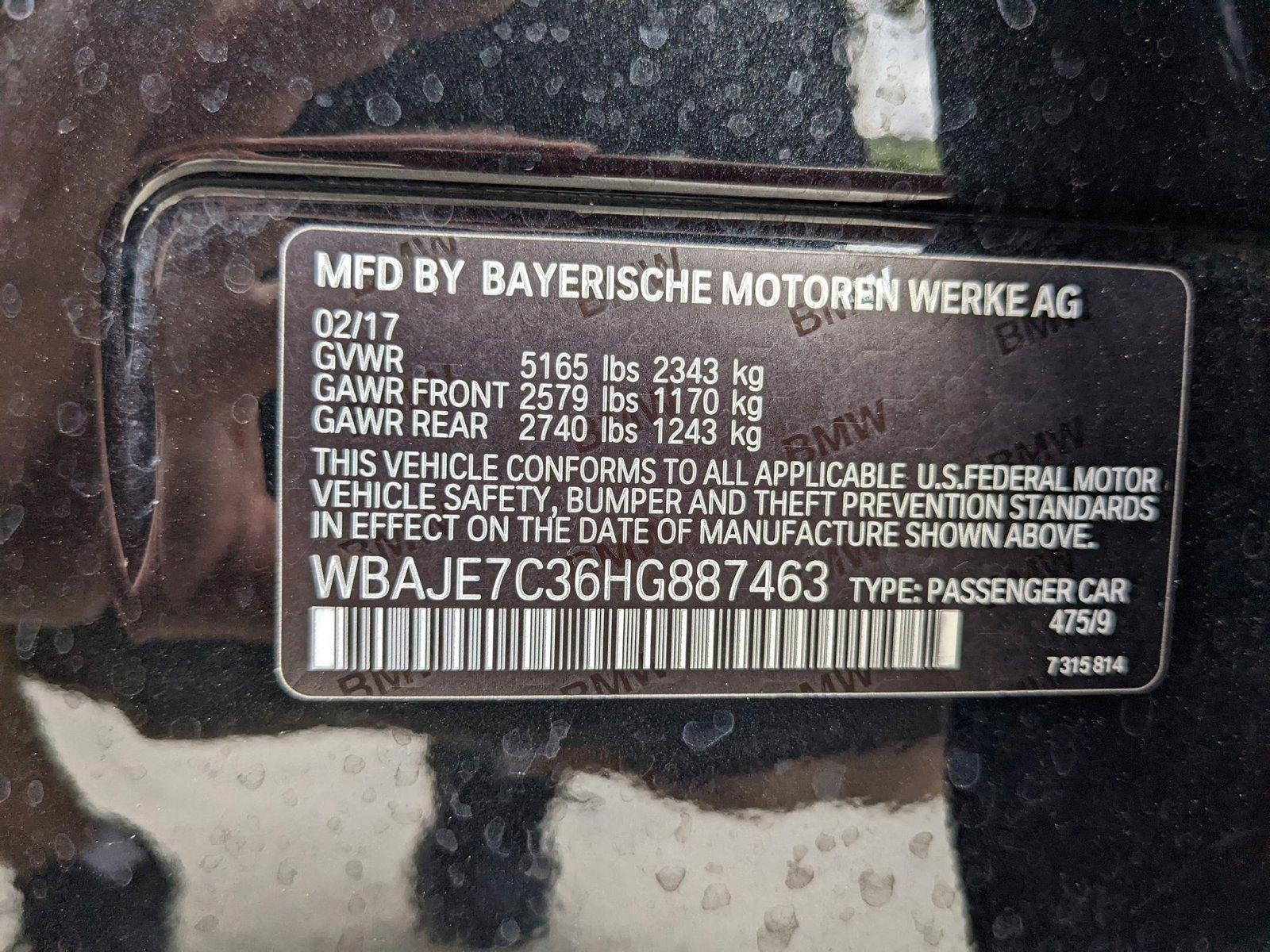 2017 BMW 540i xDrive Vehicle Photo in Davie, FL 33331