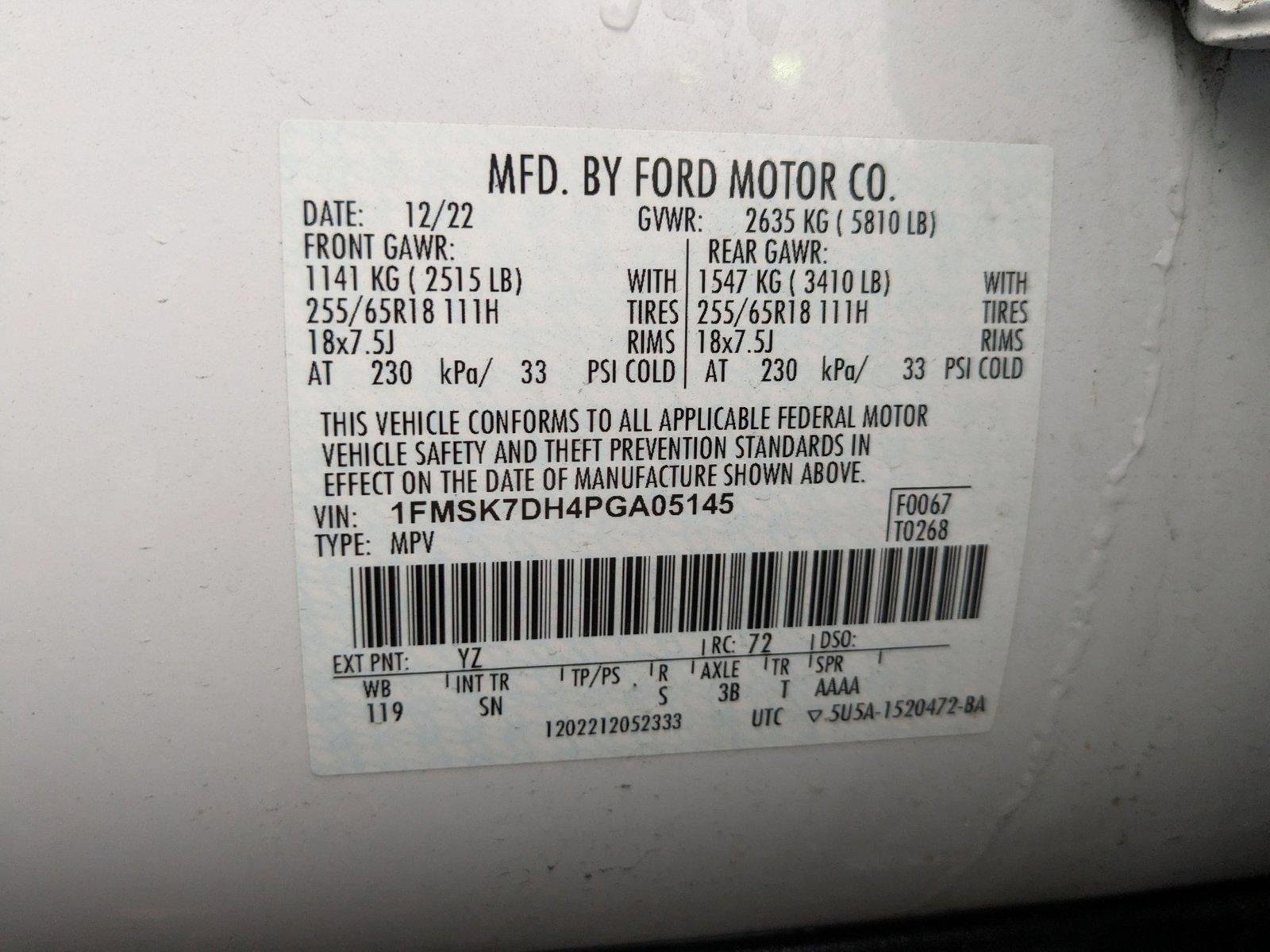 2023 Ford Explorer Vehicle Photo in Jacksonville, FL 32256