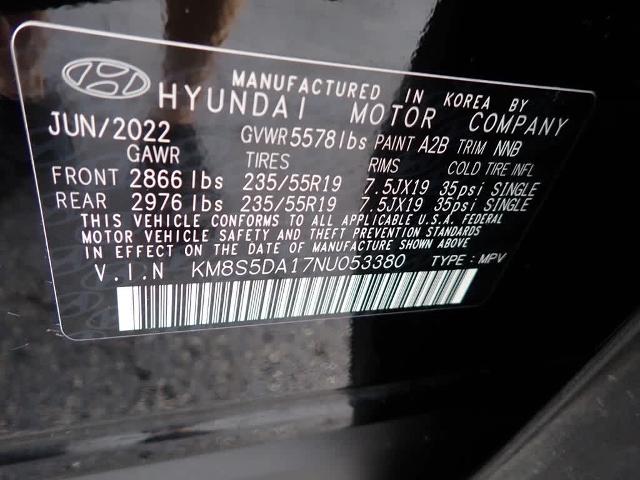 2022 Hyundai SANTA FE Hybrid Vehicle Photo in ZELIENOPLE, PA 16063-2910