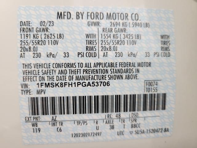 2023 Ford Explorer Vehicle Photo in Oshkosh, WI 54901