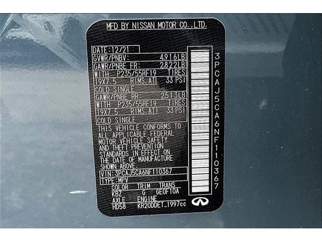 2022 INFINITI QX50 Vehicle Photo in San Antonio, TX 78230