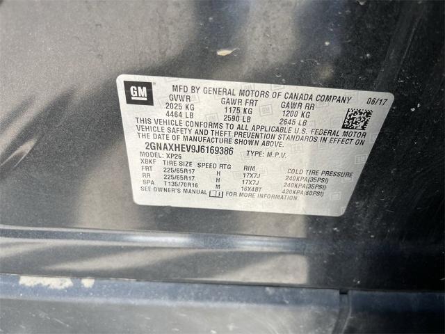 2018 Chevrolet Equinox Vehicle Photo in TULLY, NY 13159-3159