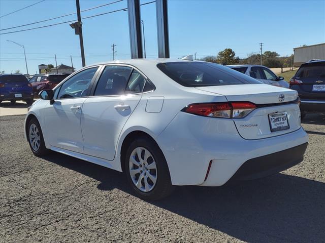 Used 2024 Toyota Corolla LE with VIN 5YFB4MDE3RP095618 for sale in Tahlequah, OK