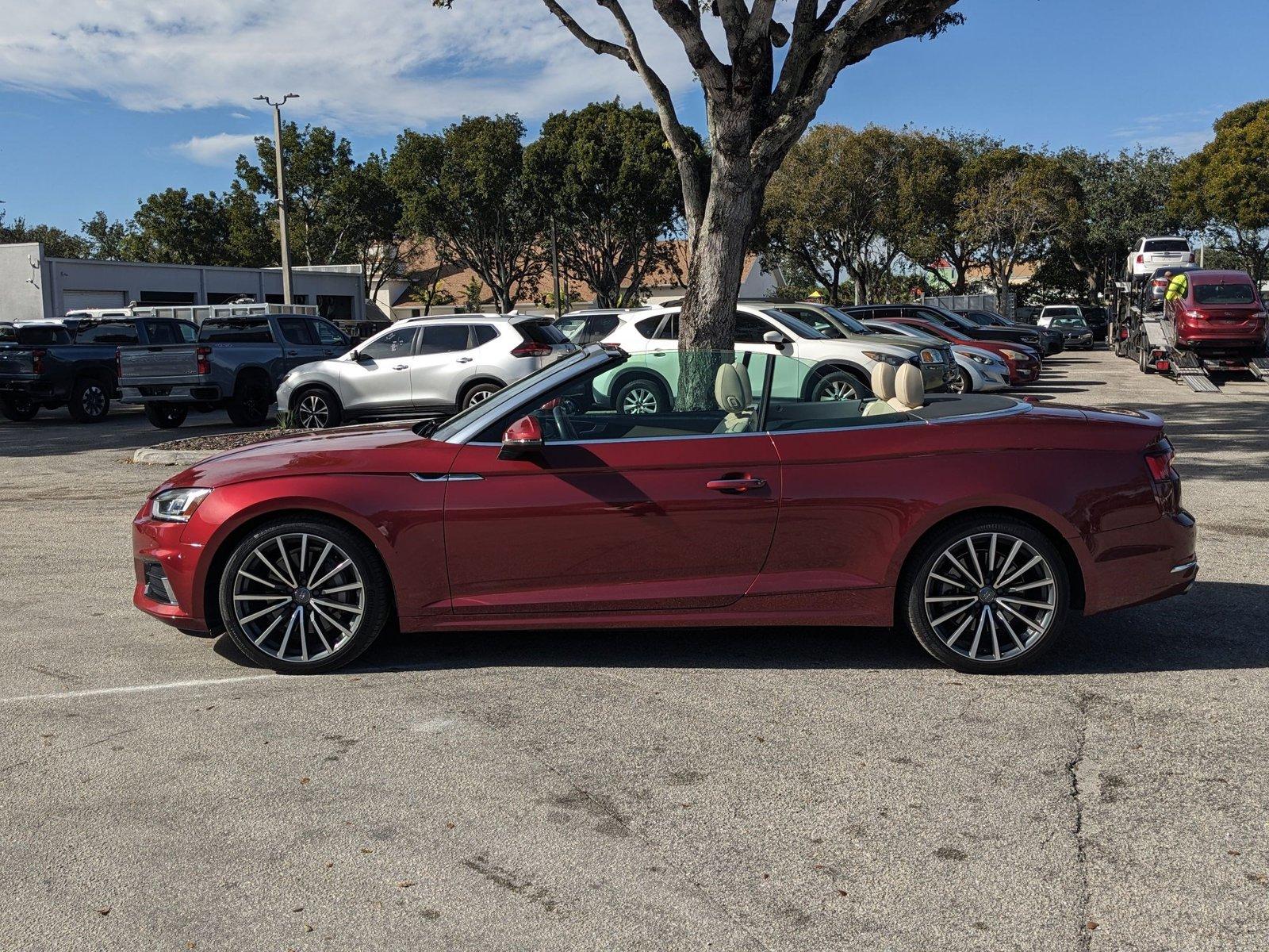 2019 Audi A5 Cabriolet Vehicle Photo in GREENACRES, FL 33463-3207