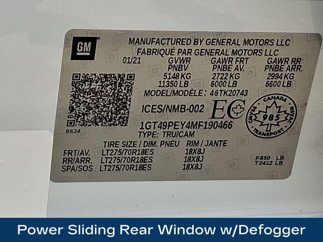 2021 GMC Sierra 2500 HD Vehicle Photo in WATERTOWN, CT 06795-3318