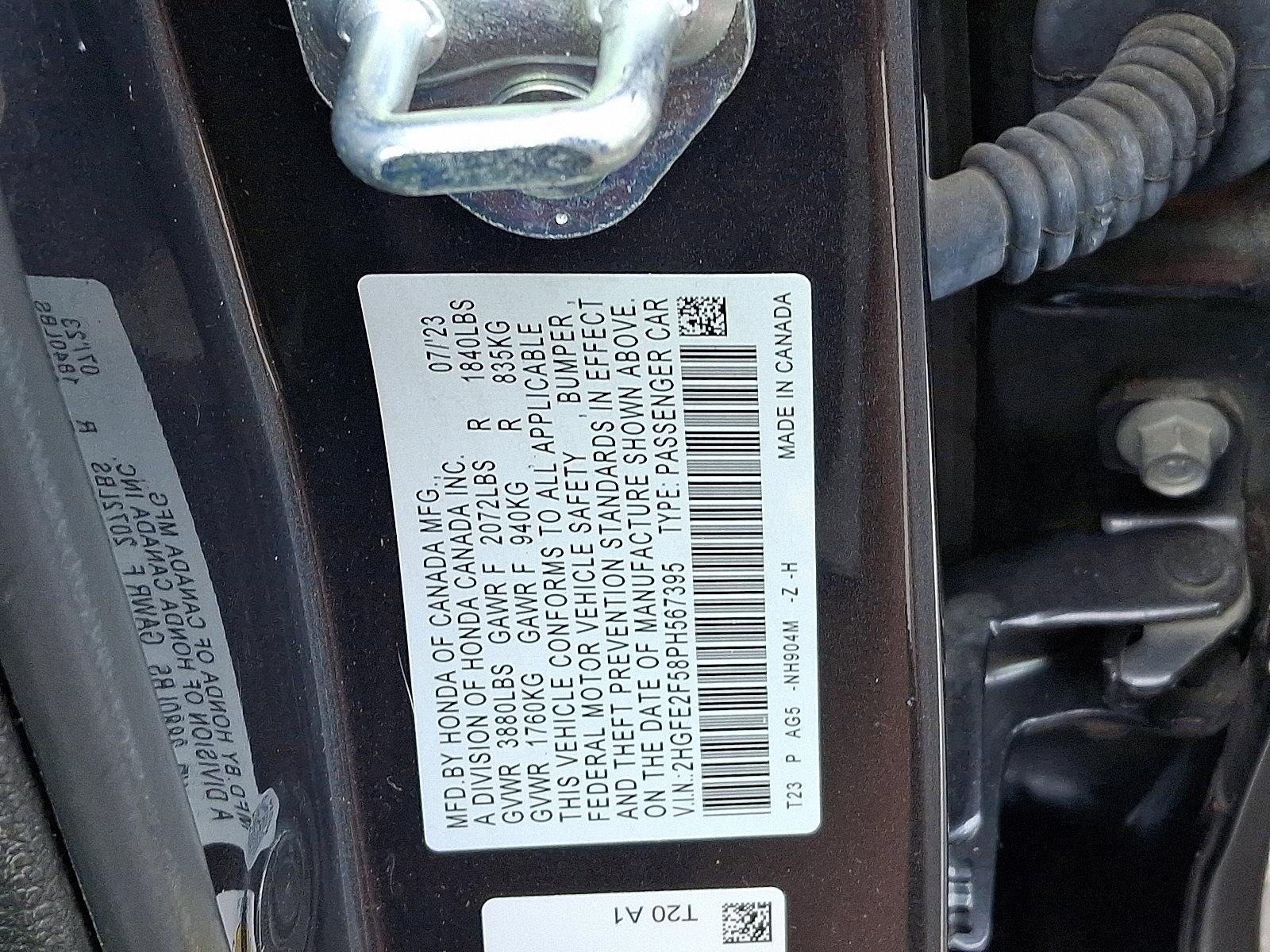 2023 Honda Civic Sedan Vehicle Photo in Harrisburg, PA 17111