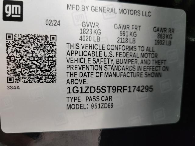 2024 Chevrolet Malibu Vehicle Photo in OSHKOSH, WI 54904-7811