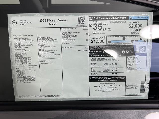 2025 Nissan Versa Vehicle Photo in Tulsa, OK 74129