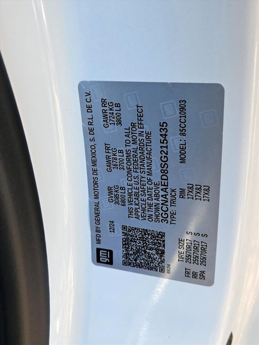 2025 Chevrolet Silverado 1500 Vehicle Photo in GREENACRES, FL 33463-3207