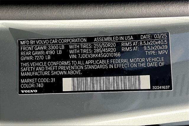 2025 Volvo EX90 Vehicle Photo in Grapevine, TX 76051