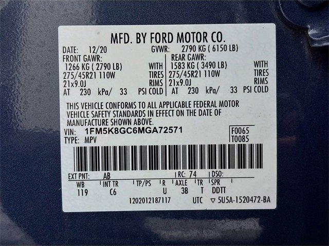 2021 Ford Explorer Vehicle Photo in PUYALLUP, WA 98371-4149