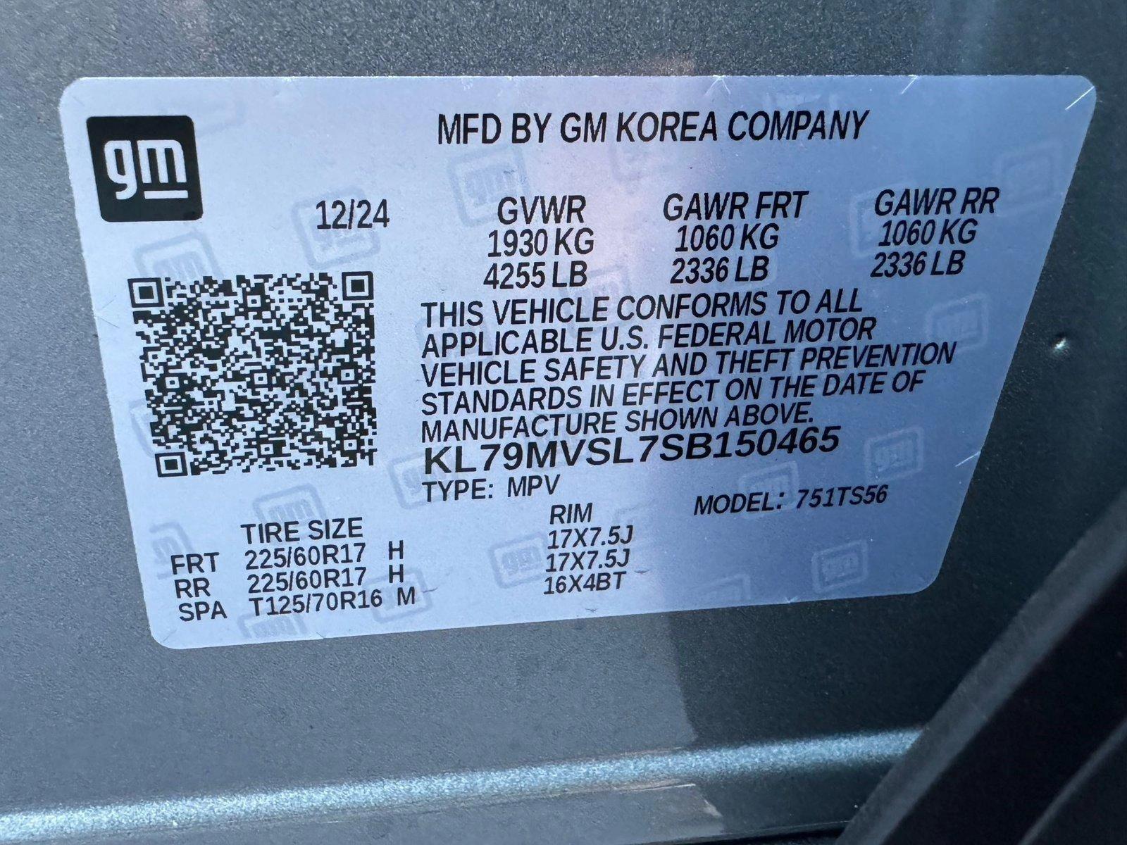 2025 Chevrolet Trailblazer Vehicle Photo in GREENACRES, FL 33463-3207