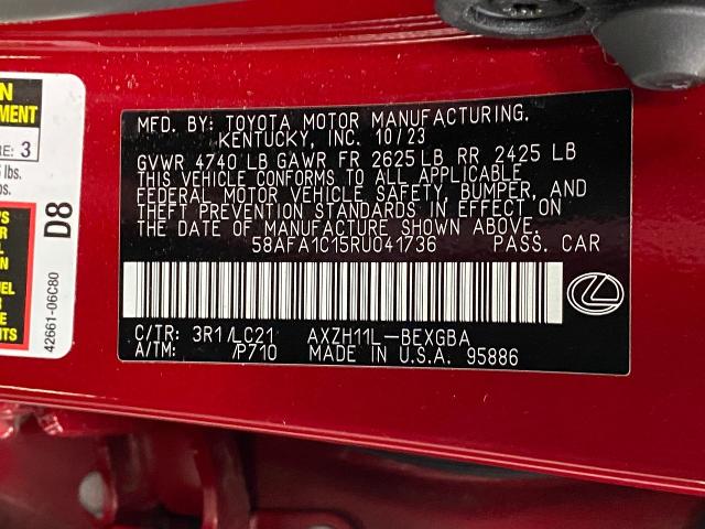 2024 Lexus ES 300h Vehicle Photo in Appleton, WI 54913