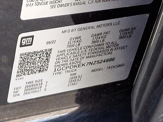 2022 Chevrolet Silverado 1500 Vehicle Photo in WATERTOWN, CT 06795-3318
