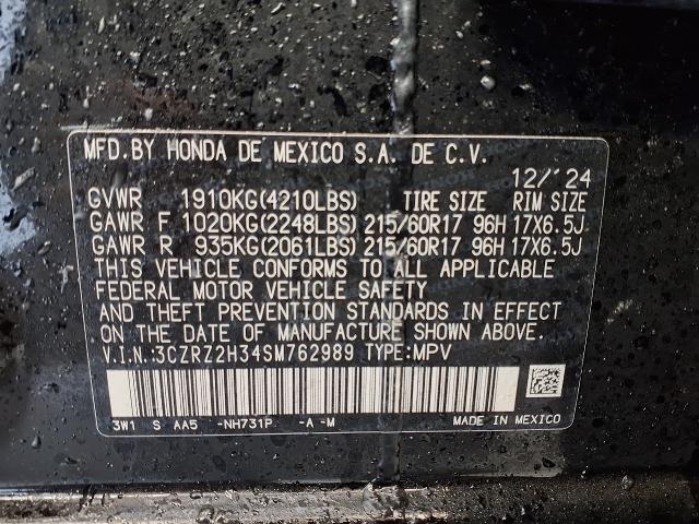 2025 Honda HR-V Vehicle Photo in Oshkosh, WI 54904